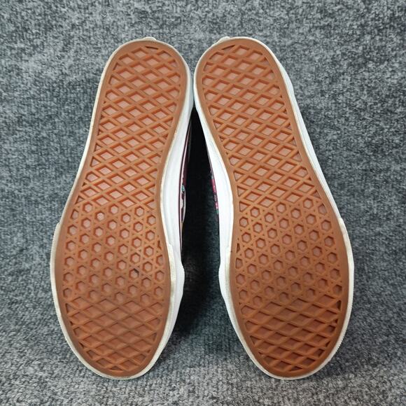 Vans Sk8 Hi Women Size 5 Floral Burgundy Lace Up Sneakers Cottage - Picture 9 of 9